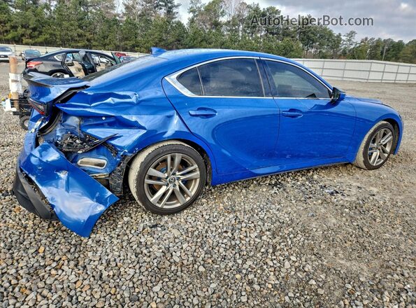 JTHC81F22M5045775 2021 LEXUS IS Blue Հետևի աջ