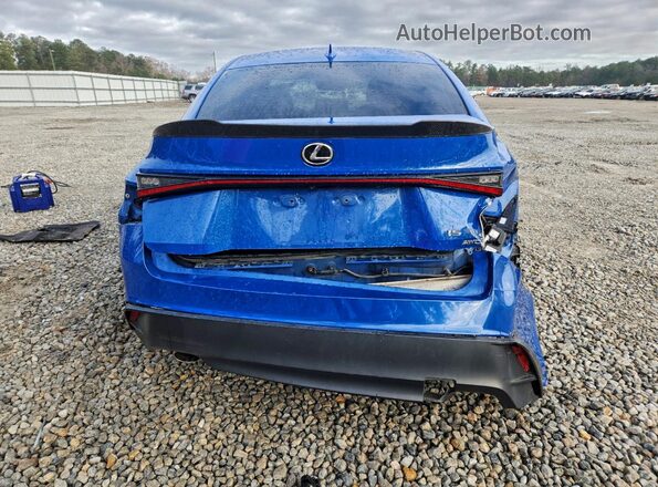 JTHC81F22M5045775 2021 LEXUS IS Blue Հետևի տեսք