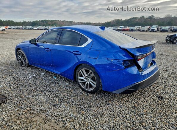 JTHC81F22M5045775 2021 LEXUS IS Blue Հետևի ձախ