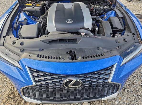 JTHC81F22M5045775 2021 LEXUS IS Blue Սալոնի հետևի տեսք