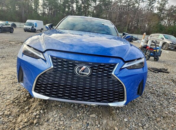 JTHC81F22M5045775 2021 LEXUS IS Blue Դիմացի տեսք