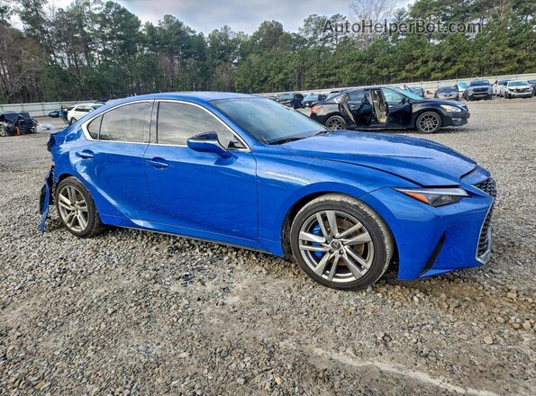 JTHC81F22M5045775 2021 LEXUS IS Blue Առջևի աջ