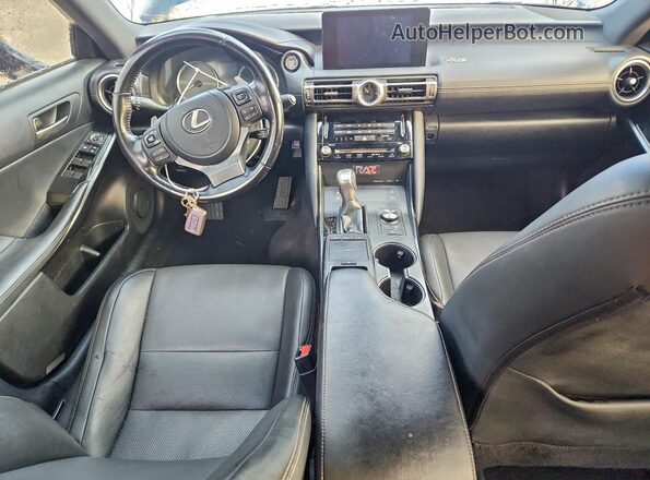 JTHC81F22M5045775 2021 LEXUS IS Blue Առջևի վահանակի տեսք