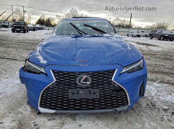 JTHC81F29M5044364 2021 LEXUS IS Blue Դիմացի տեսք