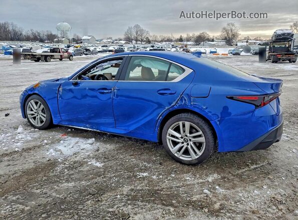 JTHC81F29M5044364 2021 LEXUS IS Blue Հետևի ձախ