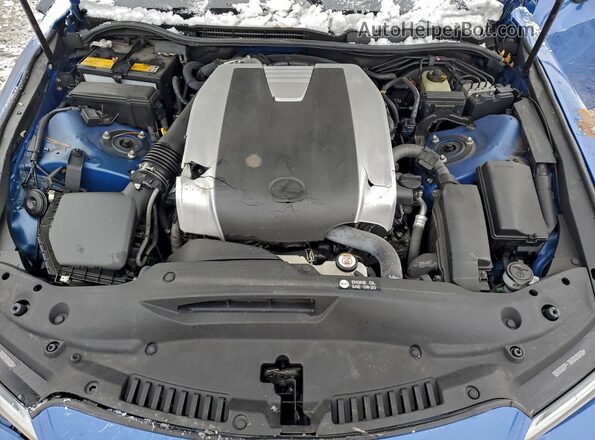 JTHC81F29M5044364 2021 LEXUS IS Blue Սալոնի հետևի տեսք