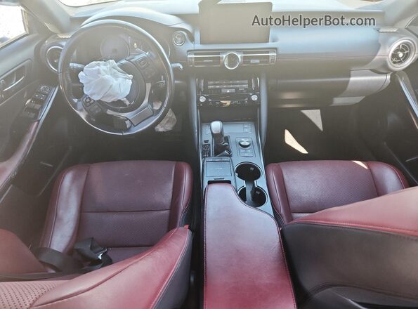 JTHCA1D23M5114903 2021 LEXUS IS Silver Вид панелі приладів