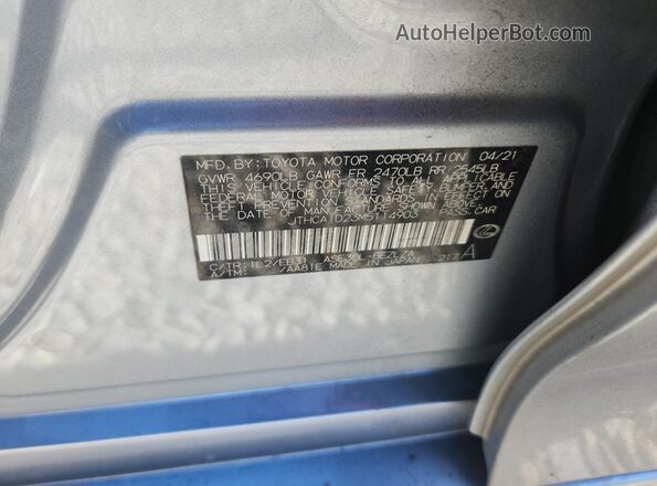 JTHCA1D23M5114903 2021 LEXUS IS Silver Вид підкапотного простору