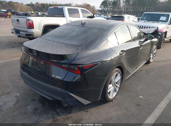 JTHCA1D25M5114658 2021 LEXUS IS 300 Black Trasero derecho