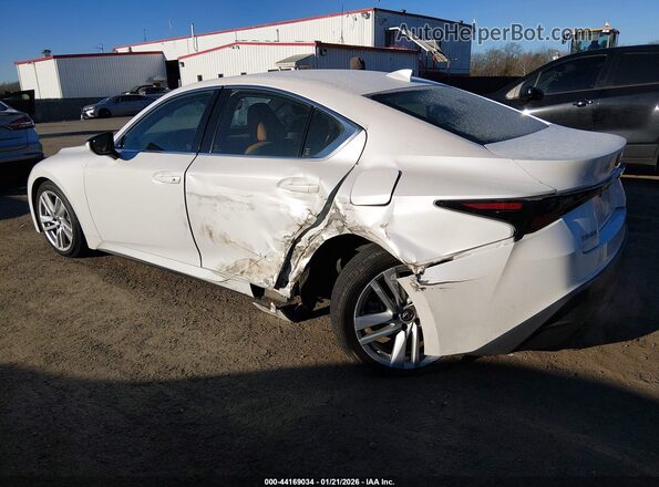 JTHCA1D27M5114130 2021 LEXUS IS 300 White Հետևի ձախ