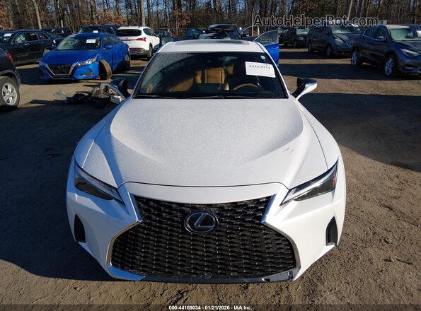 JTHCA1D27M5114130 2021 LEXUS IS 300 White Սարքավորումների վահանակի տեսք