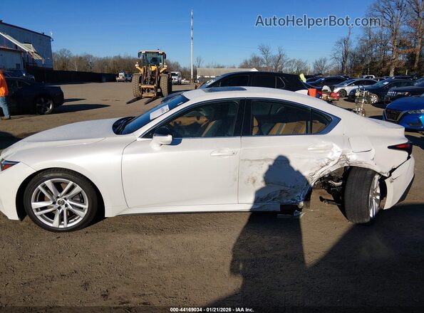 JTHCA1D27M5114130 2021 LEXUS IS 300 White Սալոնի 360 աստիճան տեսք