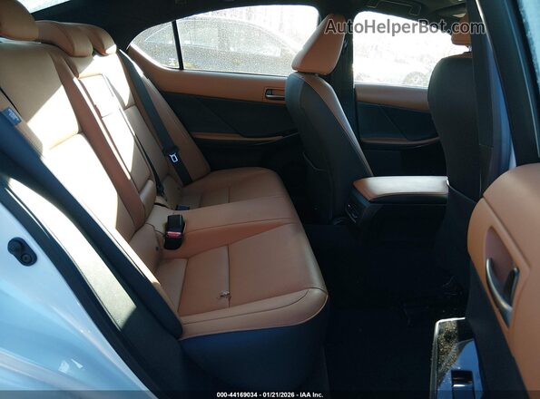 JTHCA1D27M5114130 2021 LEXUS IS 300 White VIN կոդի պիտակի տեսք