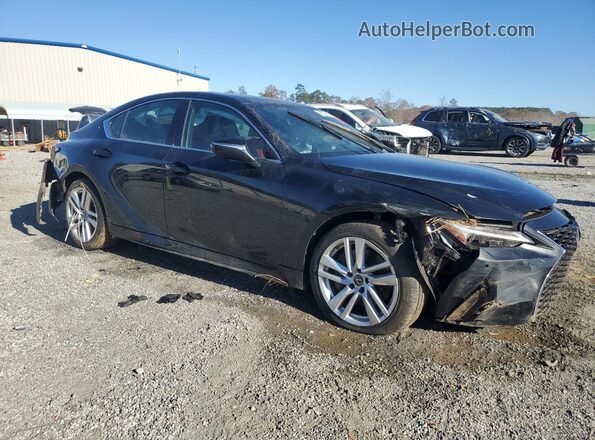 JTHCA1D28M5115853 2021 LEXUS IS Черный Передняя правая четверть