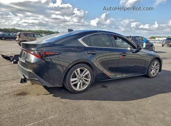 JTHCA1D2XM5115112 2021 LEXUS IS Black Tył prawy