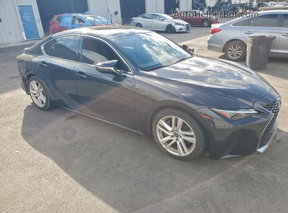 JTHCA1D2XM5115112 2021 LEXUS IS Black Przód prawy