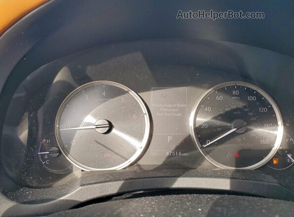 JTHCA1D2XM5115112 2021 LEXUS IS Black Widok zestawu wskaźników