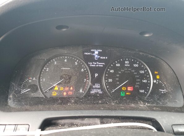 JTHCL5EF3H5029021 2017 LEXUS LS Black Widok zestawu wskaźników