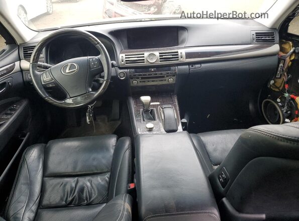 JTHCL5EF3H5029021 2017 LEXUS LS Black Widok deski rozdzielczej