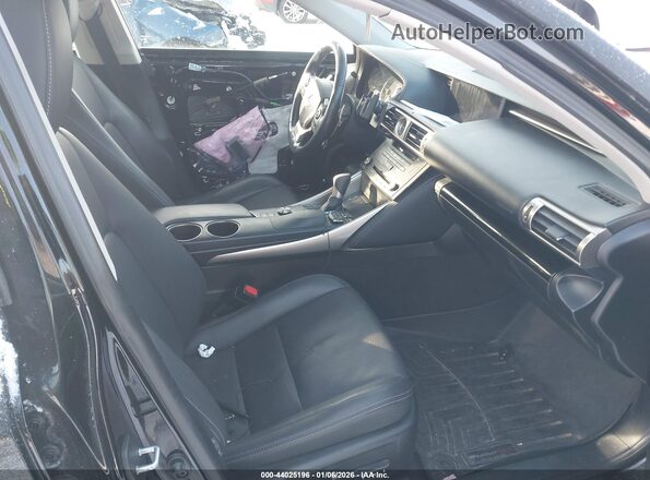 JTHCM1D24G5010108 2016 LEXUS IS 300 Black Вид салону спереду