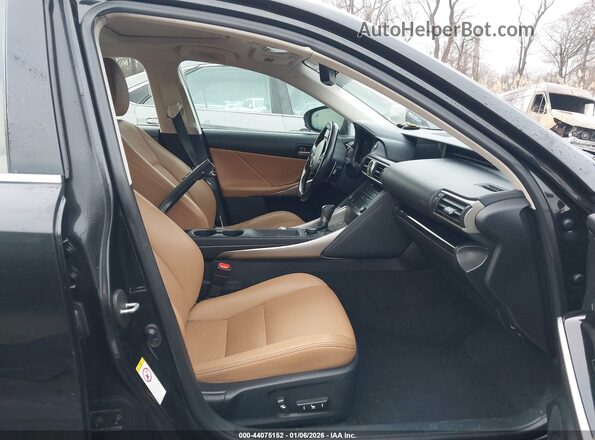 JTHCM1D24H5017514 2017 LEXUS IS 300 Black Widok wnętrza z przodu