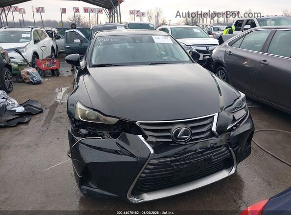JTHCM1D24H5017514 2017 LEXUS IS 300 Black Widok zestawu wskaźników