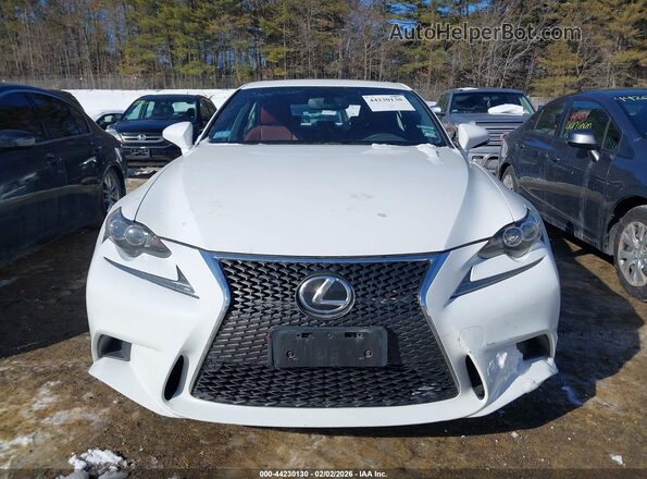 JTHCM1D25G5005855 2016 LEXUS IS 300 White Vista del cuadro de instrumentos