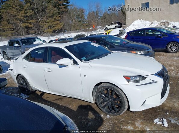 JTHCM1D25G5005855 2016 LEXUS IS 300 White Vista interior trasera