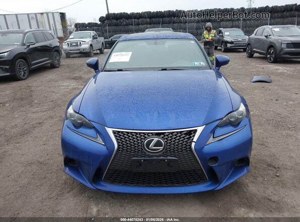 JTHCM1D26G5007873 2016 LEXUS IS 300 Blue Vista del cuadro de instrumentos