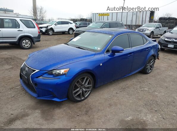JTHCM1D26G5007873 2016 LEXUS IS 300 Blue Vista tres cuartos delantera izquierda