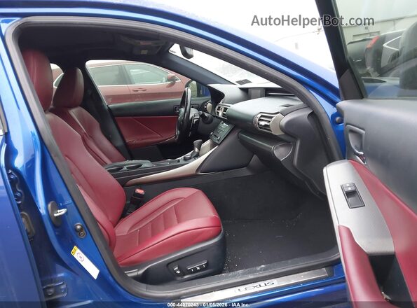 JTHCM1D26G5007873 2016 LEXUS IS 300 Blue Vista interior delantera
