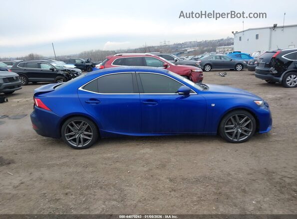 JTHCM1D26G5007873 2016 LEXUS IS 300 Blue Vista interior trasera