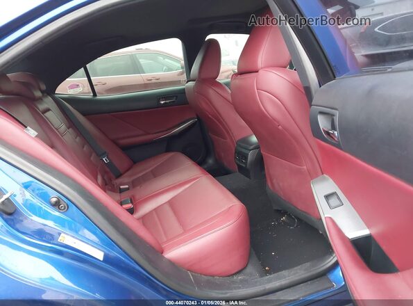 JTHCM1D26G5007873 2016 LEXUS IS 300 Blue Vista de la etiqueta del VIN