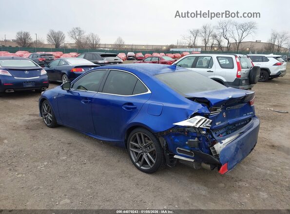 JTHCM1D26G5007873 2016 LEXUS IS 300 Blue Trasero izquierdo