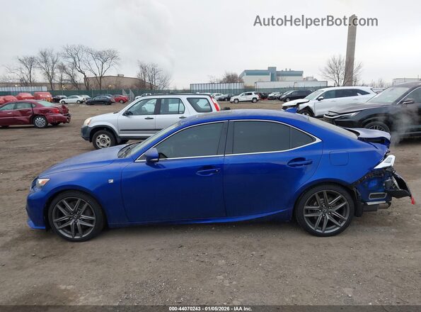 JTHCM1D26G5007873 2016 LEXUS IS 300 Blue Vista interior de 360 grados