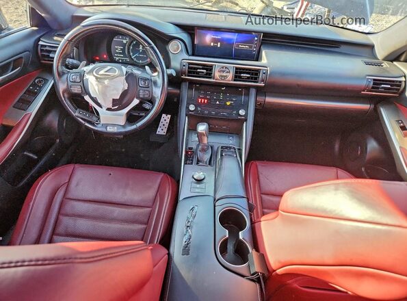 JTHCM1D28H5018925 2017 LEXUS IS Black Widok deski rozdzielczej
