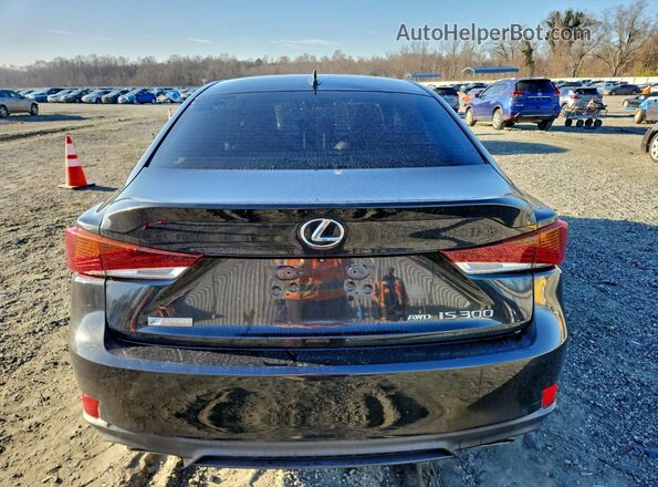 JTHCM1D28H5018925 2017 LEXUS IS Black Widok z tyłu