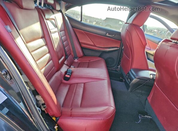 JTHCM1D28H5018925 2017 LEXUS IS Black Widok tylnych siedzeń