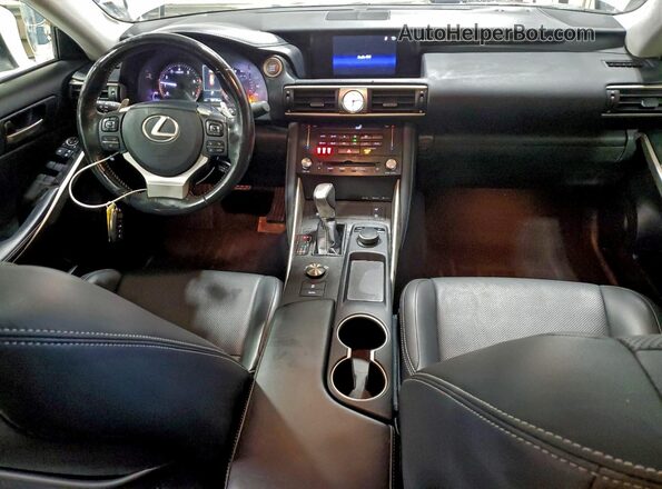 JTHCM1D29H5021770 2017 LEXUS IS White Vista del salpicadero