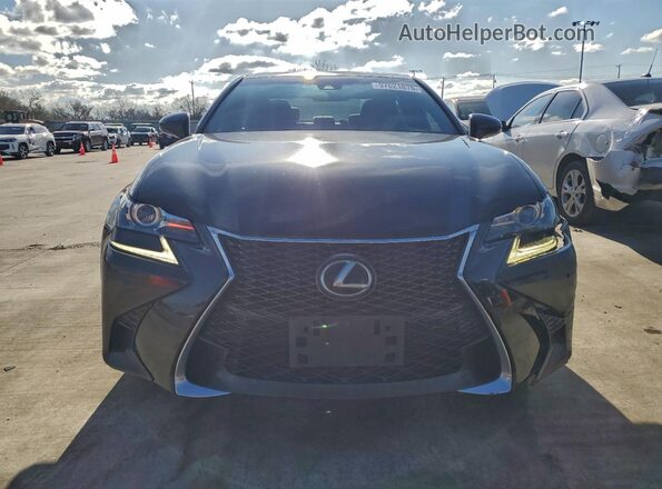 JTHCZ1BL0HA004960 2017 LEXUS GS Black Front view