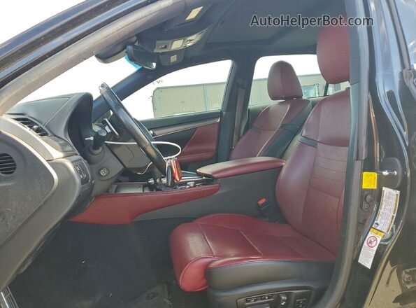 JTHCZ1BL0HA004960 2017 LEXUS GS Black Front interior view