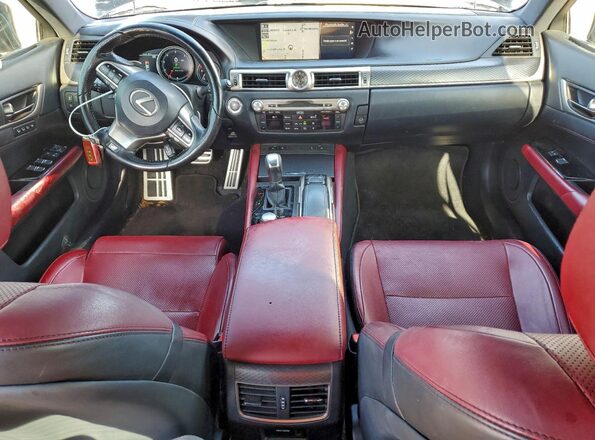 JTHCZ1BL0HA004960 2017 LEXUS GS Black Dashboard view