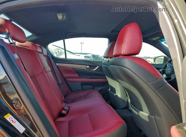 JTHCZ1BL0HA004960 2017 LEXUS GS Black Rear seats view