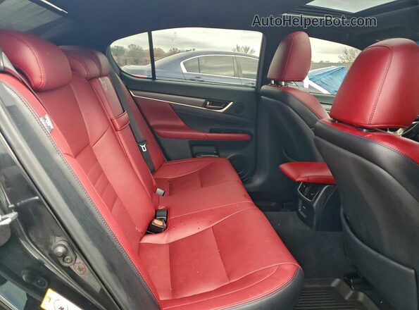 JTHCZ1BL0KA010765 2019 LEXUS GS Черный Вид задних сидений