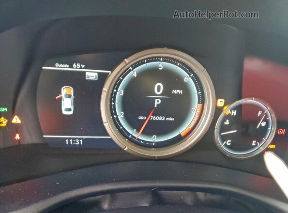 JTHCZ1BL0KA010765 2019 LEXUS GS Черный Вид щитка приборов