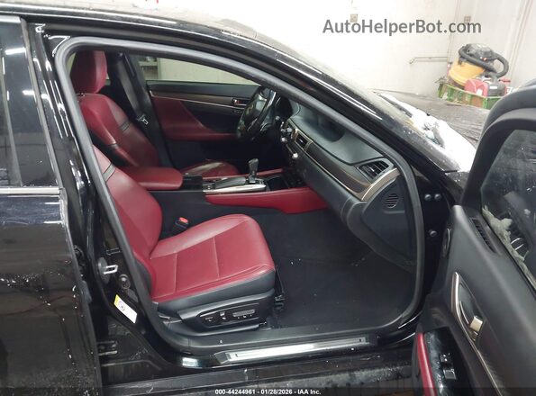 JTHCZ1BL0KA011155 2019 LEXUS GS 350 Black Widok wnętrza z przodu