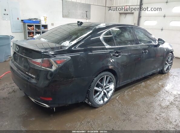 JTHCZ1BL0KA011155 2019 LEXUS GS 350 Black Tył prawy