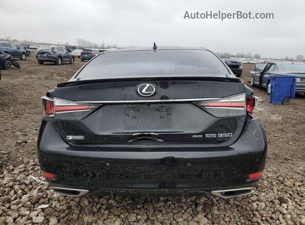 JTHCZ1BL1GA003802 2016 LEXUS GS Black Widok z tyłu