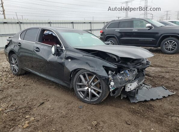JTHCZ1BL1GA003802 2016 LEXUS GS Black Przód prawy