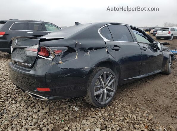 JTHCZ1BL1GA003802 2016 LEXUS GS Black Tył prawy